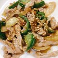 みかん組's cooksnap of when they made 【タモリ式】豚しょうが焼き　速度重視！.