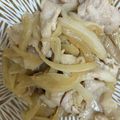 手抜きクック's cooksnap of when they made 簡単＊豚バラしゃぶ肉と玉ねぎのポン酢炒め.