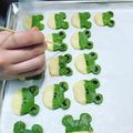 ばんちぃ's cooksnap of when they made クマ型でカエルちゃんクッキー♪.