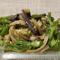くじら食堂's cooksnap of when they made なすとピーマンの甘辛きんぴら【作り置き】.