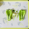 ＊mintmint＊'s cooksnap of when they made 簡単！気持ちいい〜ピーマンの種の取り方♥.