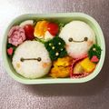 Chaaa_room's cooksnap of when they made 超簡単キャラ弁 ベイマックス ツムツム.