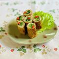yesmama's cooksnap of when they made ☆小松菜の豚肉巻き.