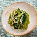 emiiem's cooksnap of when they made ご飯のお供に！万能小松菜とじゃこ！.