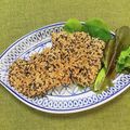コムギ大好き's cooksnap of when they made ごま好きさん必見！鶏むね肉の利休焼き.