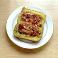 キンプリ's cooksnap of when they made ✿黒蜜きな粉トースト✿.