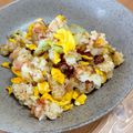 yujif's cooksnap of when they made 春キャベツとベーコンのふわ卵チャーハン♪.