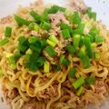 ♪チビひなた♪'s cooksnap of when they made レンジで！ツナと大葉のさっぱり汁なし麺.