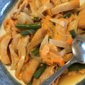 かずくん☆'s cooksnap of when they made いんげんと油揚げの卵とじ.