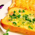 柚子♡⸝⸝⸝'s cooksnap of when they made わさびマヨ☆ベーコン葱チートースト.