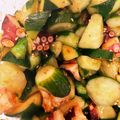 なおすけ151a's cooksnap of when they made 簡単☆たこときゅうりのキムチあえ☆.
