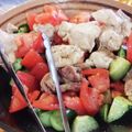 クックTXEBE1☆'s cooksnap of when they made レンジでチン♪鶏モモ肉のサラダ.