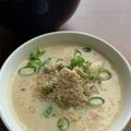のほさん。's cooksnap of when they made 坦々麺風★お豆腐だけの豆乳トロトロスープ.