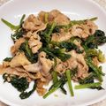 クックJZMPJF☆'s cooksnap of when they made ほうれん草と豚肉の甘辛ごまよごし.