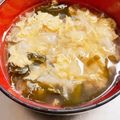 みぽぽ37's cooksnap of when they made キャベツとわかめのかき玉汁.