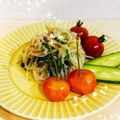 ♡Laru♡'s cooksnap of when they made きゅうり・ハムで☆春雨サラダごま風味.