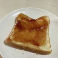 papikun's cooksnap of when they made ピーナッツジャムトースト.