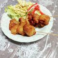 めみたん☆'s cooksnap of when they made 子供が大好き♬♬唐揚げ棒♡﻿.