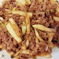 TeamM's cooksnap of when they made 牛肉と長芋のオイスター炒め.