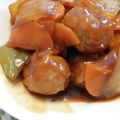 クックO82UJS☆'s cooksnap of when they made 肉だんごの甘酢あんかけ.