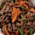 ☆milch☆'s cooksnap of when they made 牛アスパラの甜麺醤炒め.