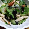 みなあゆママ's cooksnap of when they made きゅうりとみつばの梅海苔和え♪.
