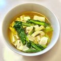 azbjbn's cooksnap of when they made 美味しい！小松菜と油揚げと豆腐のお味噌汁.