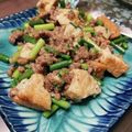 マックスの母's cooksnap of when they made ニンニクの芽とひき肉の炒め物 お弁当にも.