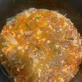 emiqun's cooksnap of when they made 簡単食べるユッケジャン風スープ.