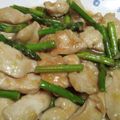 クック6DDPP8☆'s cooksnap of when they made 鶏むね肉とアスパラの甘辛炒め.