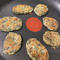 がぴりん's cooksnap of when they made 離乳食中期後期バナナとほうれん草のおやき.