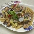 rosie715's cooksnap of when they made アサリとトマト。フレッシュバジルのパスタ.