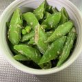 ひろひよ's cooksnap of when they made 10分で完成！絹さやの胡麻ナムル.