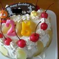 カズの嫁's cooksnap of when they made 誕生日のケーキ♪.