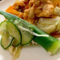 MULA's cooksnap of when they made きゅうりとキャベツとオクラの酢の物.