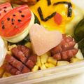 さんちゃん（╹◡╹）'s cooksnap of when they made お弁当(キャラ弁)にウインナーと卵でお花.