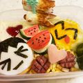 さんちゃん（╹◡╹）'s cooksnap of when they made キャラ弁☆カニカマで「スイカ」.