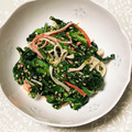 ˚✧₊⁎ゆう˚✧₊⁎'s cooksnap of when they made ほうれん草とカニかまのごまマヨ和え.