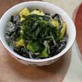 ヌーシ's cooksnap of when they made 胡麻好きの♪アボカドしらす丼.