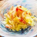 kinniko's cooksnap of when they made 春キャベツとカニカマのナムル.