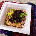 めぐ＊ぴぃ's cooksnap of when they made 簡単☆納豆の食べ方♪混ぜるダケゆかり納豆.
