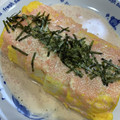 ゆいまーるん's cooksnap of when they made 居酒屋気分♡だし巻き卵のたらこマヨソース.