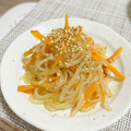 ＊＊めろん＊＊'s cooksnap of when they made しらたきとにんじんのピリ辛ごま炒め.