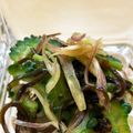 さくら　あんぱんこ's cooksnap of when they made ゴーヤとみょうがの塩こぶ和え.