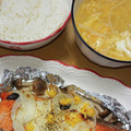 2児ママみきてぃ's cooksnap of when they made ホイル乗せ♪鮭のマヨネーズ焼き.