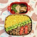 モコナもどき's cooksnap of when they made さっぱり♡梅シソ風味の豚そぼろ丼.