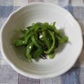 violets's cooksnap of when they made お弁当の常備菜♡ピーマンの塩昆布炒め.