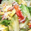 やえまりも's cooksnap of when they made レタス×カニかま×卵の中華風炒め.