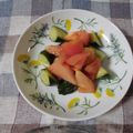 violets's cooksnap of when they made トマト胡瓜☆簡単中華サラダ.