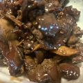 memanina's cooksnap of when they made ✿父の味～♪鶏レバーの甘辛煮～✿.